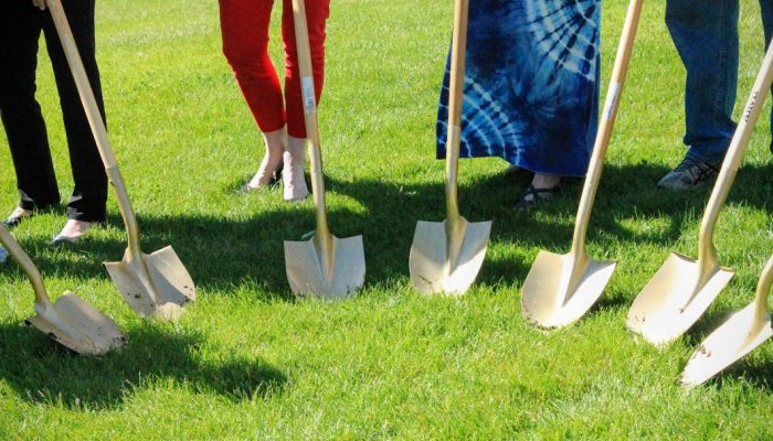 Groundbreaking for the Gold Star Families Memorial Monument in North Ogden Utah