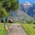 Memorial Day Flag Display at Ben Lomond Cemetery